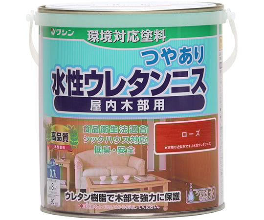 水性ウレタンニス　ローズ　0.7L