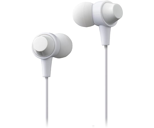 maxell マイク搭載リモコン付カナル型ヘッドホン「+FiT」 ホワイト