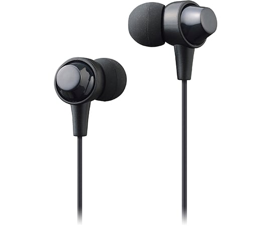 maxell マイク搭載リモコン付カナル型ヘッドホン「+FiT」 ブラック