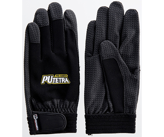 合成皮革手袋 PUテトラ ブラック L 1ケース（10双入） 0905