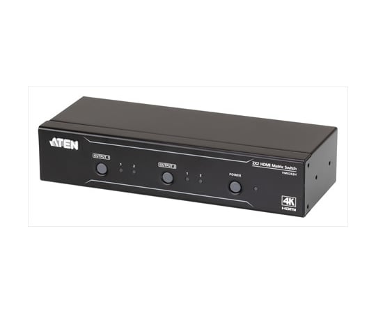 2入力2出力HDMIマトリックススイッチャー（4K対応）