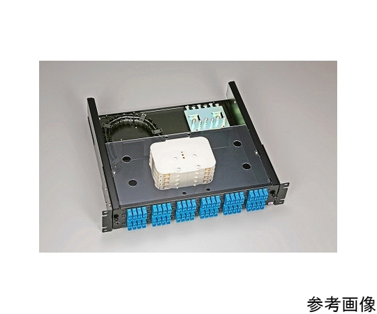 64-8306-16 19インチタイプ 光成端箱 FPF 2U 48DSCアダプタ付（テープ