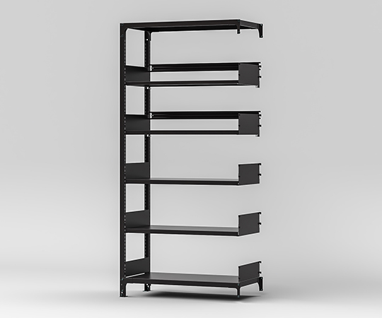 書架RKU　連結　D450天地6段　傾斜2段付