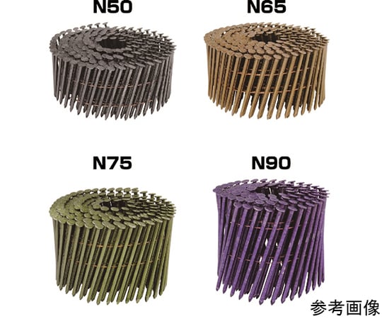 ワイヤー連結カラーN釘 DFC31-65N オレンジ