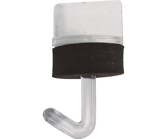 ポリカワンタッチフック クリアー 27mm （100本入）