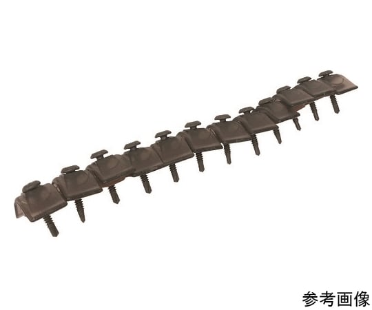 ポリカ連結波板ビス 12本X8連（96本入） 4.2X25mm ブロンズ 鉄下地