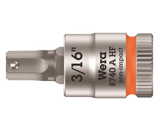8740A　HF　ビットソケット　インチサイズ　Hex-Plus　SW3/16