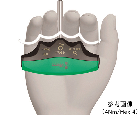 400　トルクドライバーT型　ヘックスプラス六角4.0　/　4.0　Nm　005080