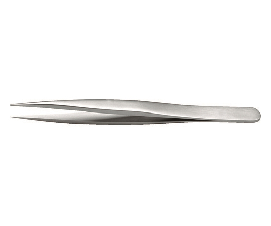 64-8368-35 耐酸耐磁ステンレスピンセット 120mm 先平型タイプ