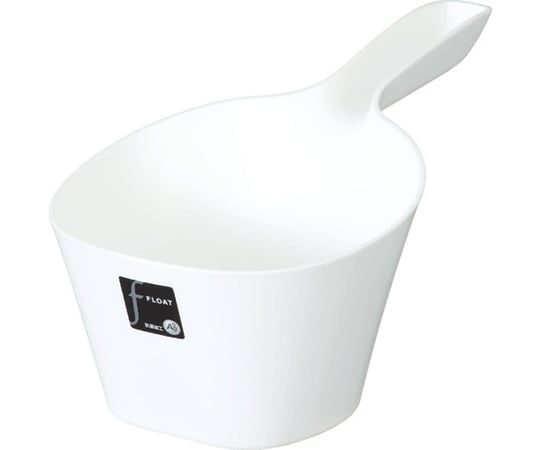 フロート手桶 フック穴付 ホワイト 1.1L