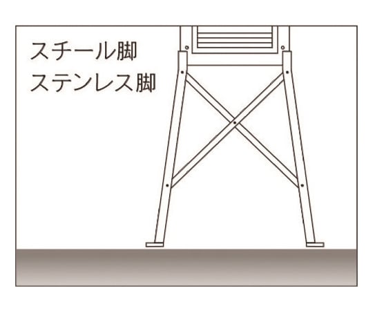 百葉箱　小型　スチール脚