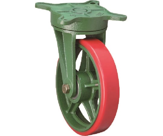 鋳物製キャスター AVG・牽引用キャスターウレタン車 100
