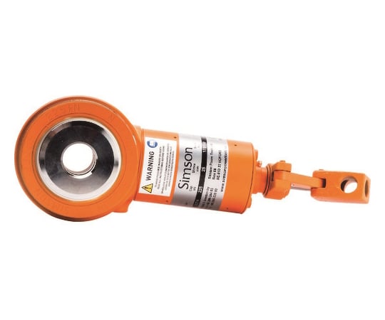 コンパクトジャッキ　ストローク50mm　最大能力10t　中空ピストン