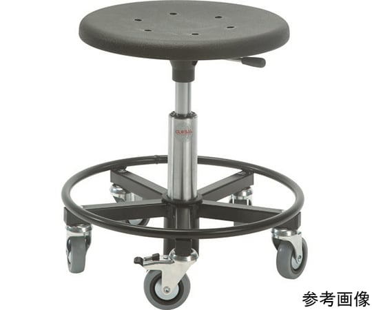 SIGMA 480RS フットリング付き作業チェア スチール製ベース 座高37～50cm