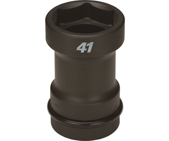 インパクト用ソケット アウターナット用ロング浅口 6角 差込角25.4mm 対辺41mm