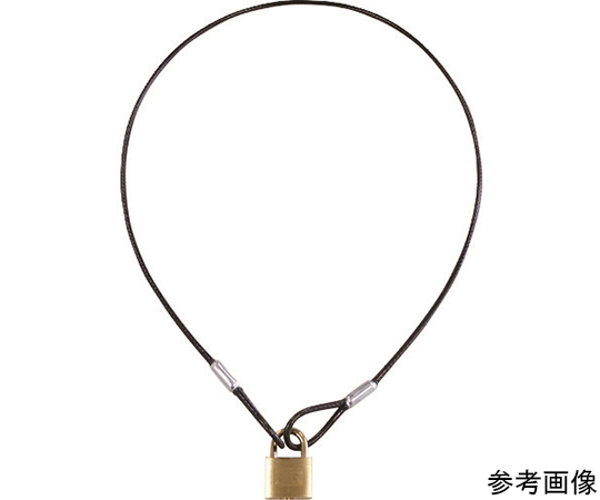 ワイヤー＆パドロックシリンダー錠タイプ　545mm