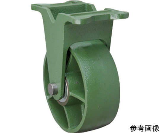 鋳物製キャスター 幅広型固定金具付鉄車輪 150X50