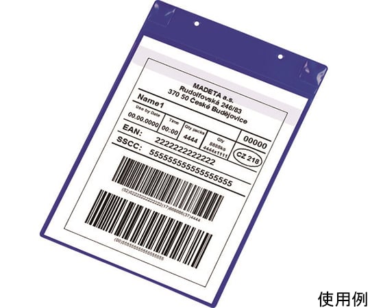 人気 ブランド チェック 64-8343-55 PVCポケット(マグネットタイプ)A4横型 1 グリーン 安全・保護用品