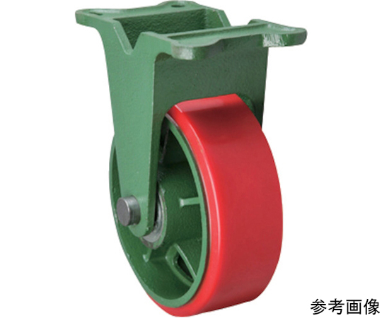 鋳物製キャスター 幅広型固定金具付ウレタン車輪 200X90