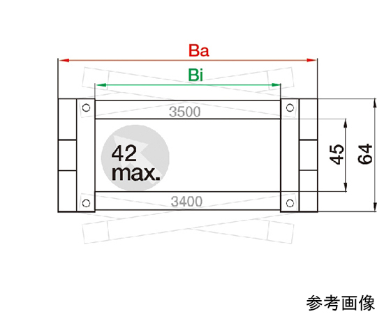 64-8366-52 エナジーチェーン ケーブル保護管 10リンク 3400.125.125.0-10L 【AXEL】 アズワン