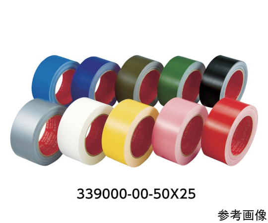 カラー布粘着テープ25mm グリーン 339000-GR-20-25X25