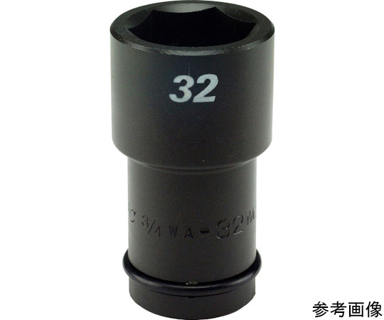 インパクト　セミロング　ソケット　差込角19.0mm　対辺28mm