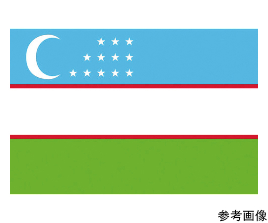 64-8373-70 国旗No.2 7周年記念イベントが 90×135cm ウズベキスタン 激安通販新作 426144