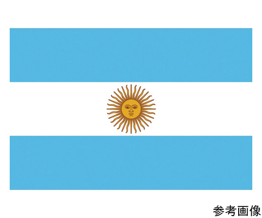 64-8373-75 国旗No.2（90×135cm） アルゼンチン 426108 【AXEL】 アズワン