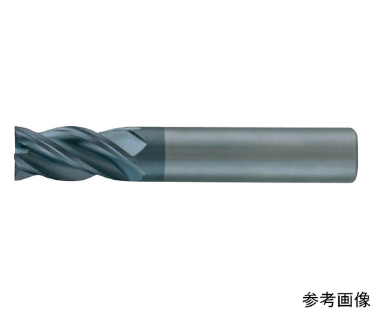 4枚刃不等分割スクエアエンドミル ミリ仕様 Z1M（AlTiNコーティング） 刃径4mm 刃長11mm 全長57mm シャンク径6mm
