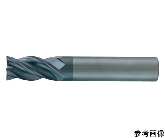 4枚刃不等分割スクエアエンドミル ミリ仕様 Z1M（AlTiNコーティング） 刃径10mm 刃長22mm 全長72mm シャンク径10mm