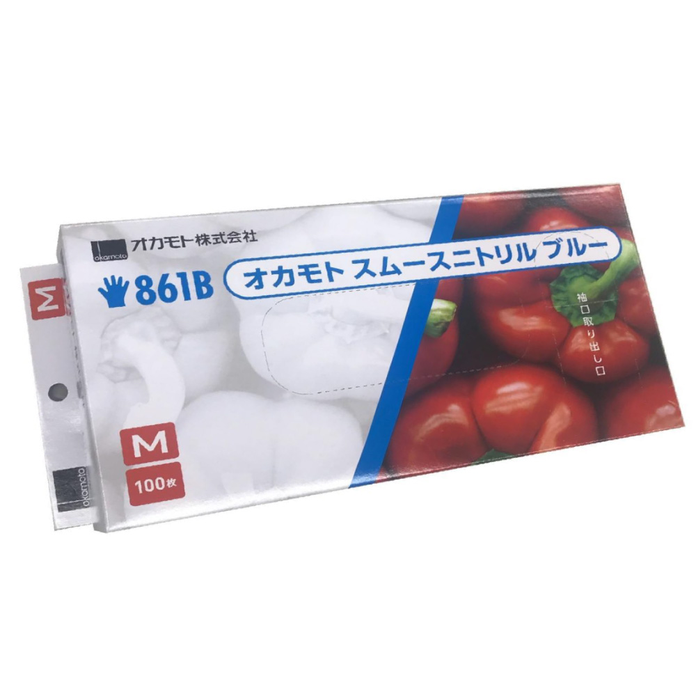 スムースニトリル ブルー M 1箱（100枚入）