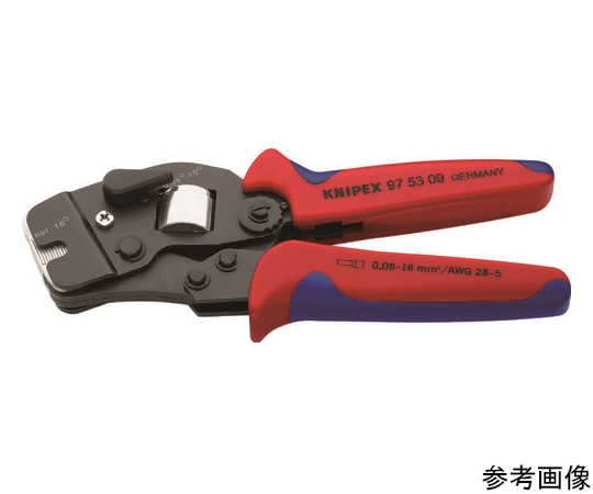 ワイヤーエンドスリーブ圧着ペンチ