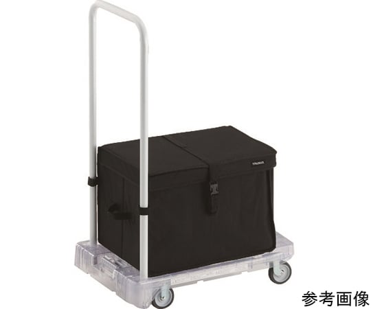 樹脂台車　アクロキャリー　PC製　省音車輪　600X390　透明　THB付