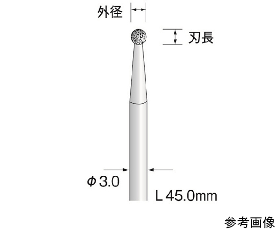電着CBNバー #140 φ2