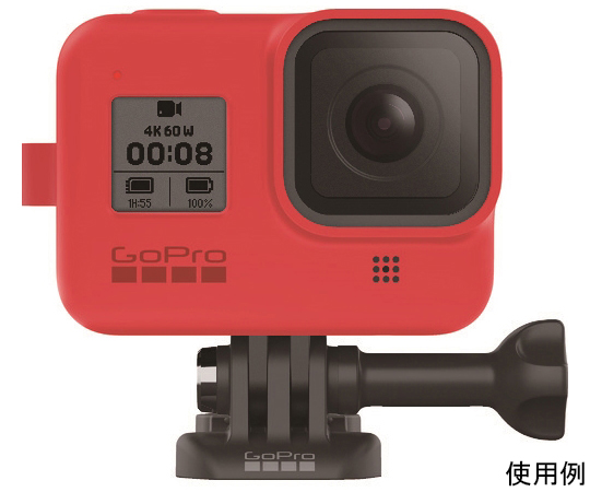 ウェアラブルカメラ用オプション スリーブ+ランヤードforHERO8 ファイヤークラッカーレッド AJSST-008