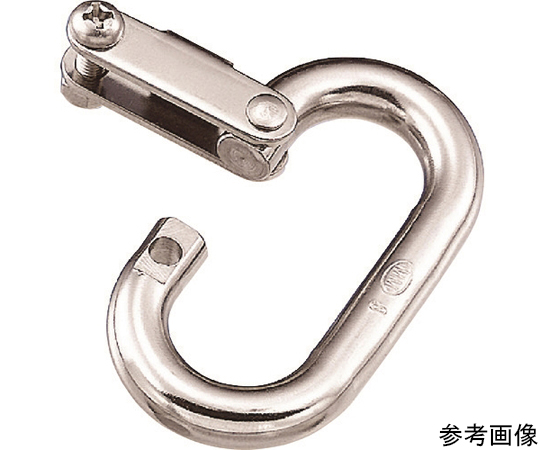 ステンレス　オーバルキャッチC型　線径8mm　長さ46mm