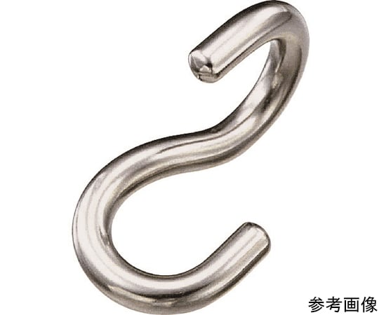 ステンレス　ロープ用Sカン　ツイスト　全長61mm