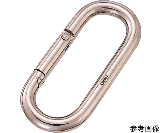 ステンレス　プチカラビナ（スタンダード型）SUS316　線径10mm長さ88mm　（1個入）