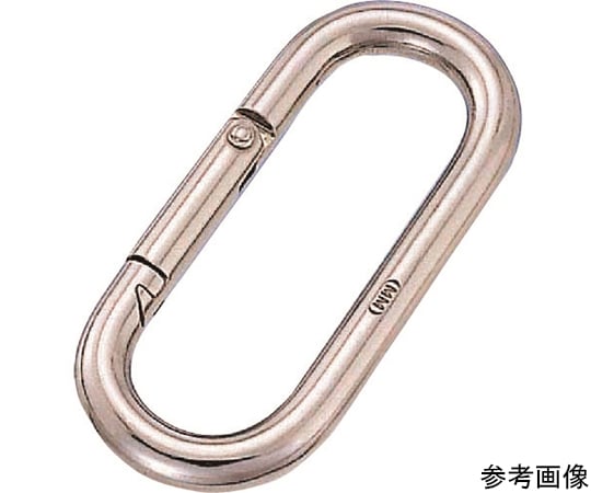 ステンレス　プチカラビナ（スタンダード型）SUS316　線径5mm長さ58mm　（1個入）
