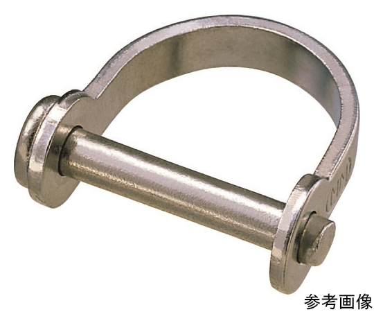 ステンレス　リベット式シャックル（幅広タイプ）　呼び4mm