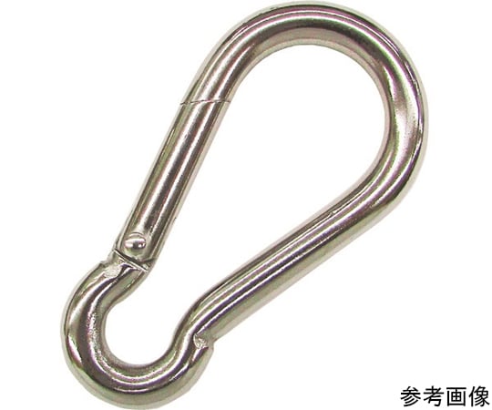 ステンレス　スナップフックBW型　線径5mm　長さ53mm　（1個入）