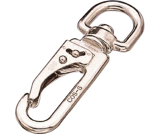 フックステンレス 回転ロックスナップ 線径6.5mm 長さ102mm 質量74g