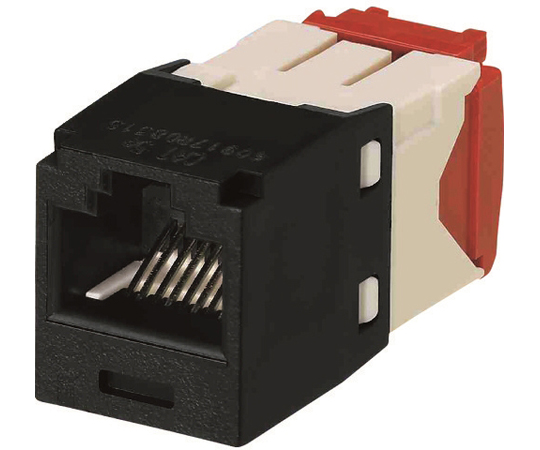 カテゴリ5E　RJ45モジュラージャック　UTP　TGタイプ　黒