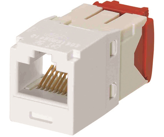 カテゴリ5E　RJ45モジュラージャック　UTP　TGタイプ　白