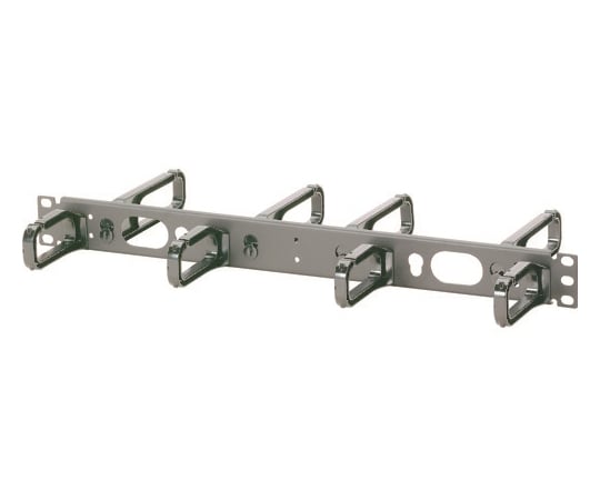 リング型　水平ケーブル管理パネル　両面リング　1U