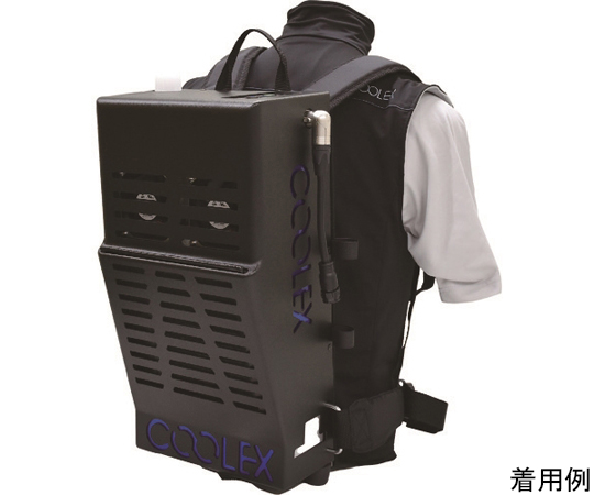 身体冷却システム COOLEX-M131セット 標準タイプ ウェア：Mサイズ チラー：ブラック COOLEX-M131SETS-M-K