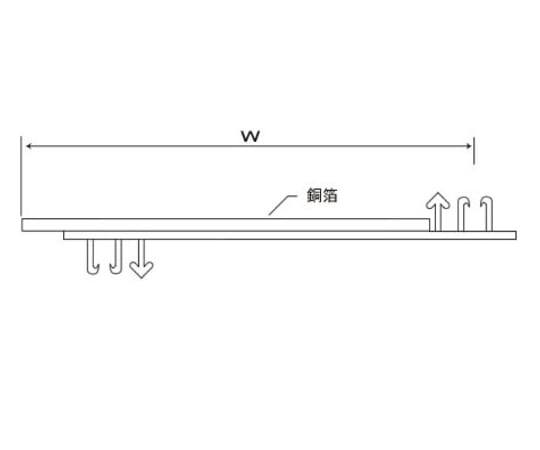 64-8469-16 銅箔シールドチューブ レールタイプ 30Φ 長さ25m CPFR30-25