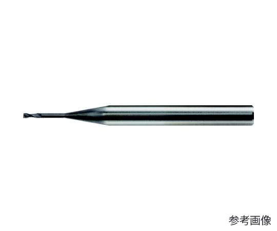 2枚刃ロングネックスクエアDCLS　外径0.7×有効長4×刃長1.4×全長45