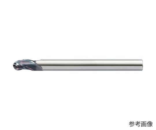 DLCコート3枚刃ボールエンドミルDLC-CFB　R6×刃長18×全長110×シャンク径12