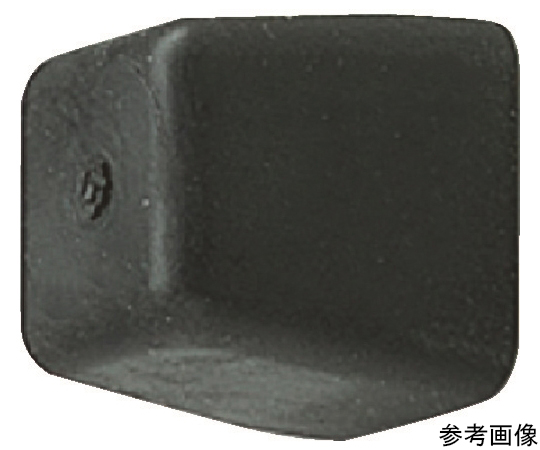 スクエア戸当たり　20X15　黒